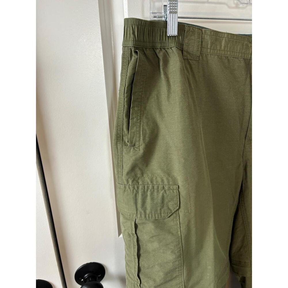 Columbia Convertible Cargo Pants Olive Green Zip Off Legs Mens 36x32 - Picture 5 of 8